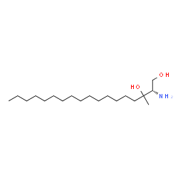 ChemSpider 2D Image | (2S)-2-Amino-3-methyl-1,3-octadecanediol | C19H41NO2