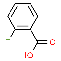 ChemSpider 2D图像| 2-氟苯甲酸| C7H5FO2