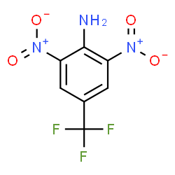 ChemSpider 2D Image | 2,6-Dinitro-4-(trifluoromethyl)aniline | C7H4F3N3O4