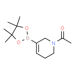 ChemSpider 2D Image | 1-[5-(4,4,5,5-Tetramethyl-1,3,2-dioxaborolan-2-yl)-3,6-dihydro-1(2H)-pyridinyl]ethanone | C13H22BNO3
