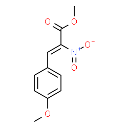 ChemSpider 2D Image | Methyl (2Z)-3-(4-methoxyphenyl)-2-nitroacrylate | C11H11NO5