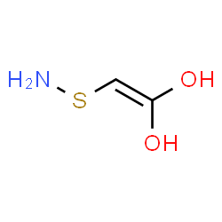 ChemSpider 2D Image | 2-(Aminosulfanyl)-1,1-ethenediol | C2H5NO2S