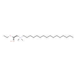 ChemSpider 2D Image | N-[(E)-2-Ethoxy-2-hydroxyvinyl]-N,N-dimethyl-1-hexadecanaminium | C22H46NO2