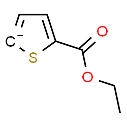 ChemSpider 2D Image | 5-(Ethoxycarbonyl)thiophen-2-ide | C7H7O2S
