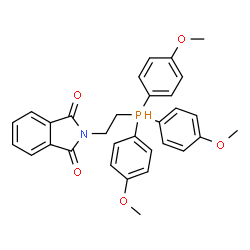 ChemSpider 2D Image | 2-{2-[Tris(4-methoxyphenyl)phosphoranyl]ethyl}-1H-isoindole-1,3(2H)-dione | C31H30NO5P