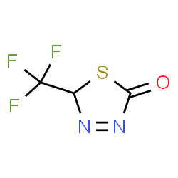 ChemSpider 2D Image | 5-(Trifluoromethyl)-1,3,4-thiadiazol-2(5H)-one | C3HF3N2OS