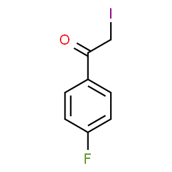 ChemSpider 2D Image | 1-(4-Fluorophenyl)-2-iodoethanone | C8H6FIO