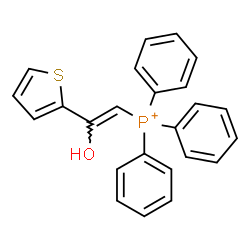 ChemSpider 2D Image | [(Z)-2-Hydroxy-2-(2-thienyl)vinyl](triphenyl)phosphonium | C24H20OPS