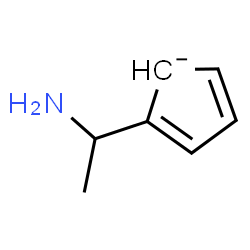 ChemSpider 2D Image | 2-(1-Aminoethyl)-2,4-cyclopentadienide | C7H10N
