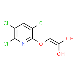 ChemSpider 2D Image | 2-[(3,5,6-Trichloro-2-pyridinyl)oxy]-1,1-ethenediol | C7H4Cl3NO3