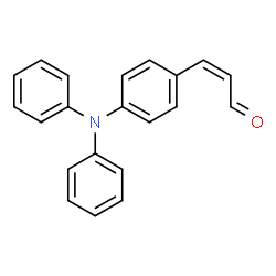 ChemSpider 2D Image | (2Z)-3-[4-(Diphenylamino)phenyl]acrylaldehyde | C21H17NO