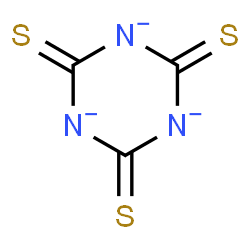 ChemSpider 2D Image | 2,4,6-Trithioxo-1,3,5-triazinane-1,3,5-triide | C3N3S3