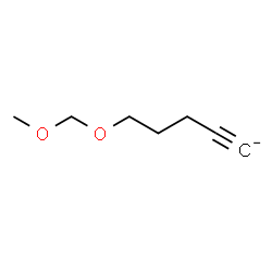 ChemSpider 2D Image | 5-(Methoxymethoxy)-1-pentyn-1-ide | C7H11O2