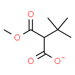 ChemSpider 2D Image | 2-(Methoxycarbonyl)-3,3-dimethylbutanoate | C8H13O4