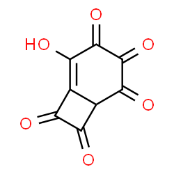 ChemSpider 2D Image | 5-Hydroxybicyclo[4.2.0]oct-5-ene-2,3,4,7,8-pentone | C8H2O6