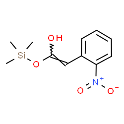 ChemSpider 2D Image | (E)-2-(2-Nitrophenyl)-1-[(trimethylsilyl)oxy]ethenol | C11H15NO4Si