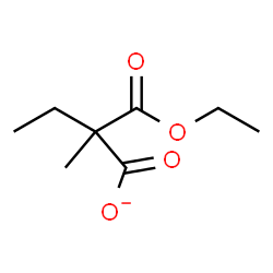ChemSpider 2D Image | 2-(Ethoxycarbonyl)-2-methylbutanoate | C8H13O4