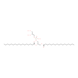 ChemSpider 2D Image | 3-{[(2,3-Dihydroxypropoxy)(hydroxy)phosphoryl]oxy}-2-(heptadecanoyloxy)propyl heptadecanoate | C40H79O10P