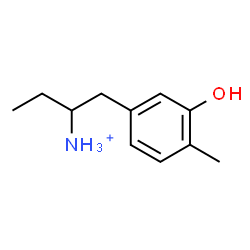 ChemSpider 2D Image | 1-(3-Hydroxy-4-methylphenyl)-2-butanaminium | C11H18NO