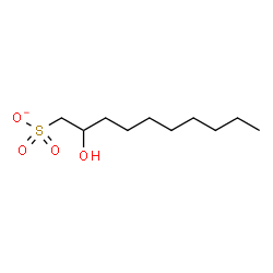 ChemSpider 2D Image | 2-Hydroxy-1-decanesulfonate | C10H21O4S