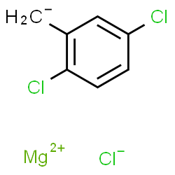 ChemSpider 2D Image | Magnesium chloride (2,5-dichlorophenyl)methanide (1:1:1) | C7H5Cl3Mg