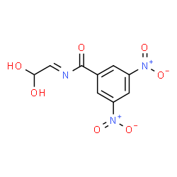 ChemSpider 2D Image | N-[(1E)-2,2-Dihydroxyethylidene]-3,5-dinitrobenzamide | C9H7N3O7
