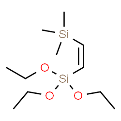 ChemSpider 2D Image | Triethoxy[(Z)-2-(trimethylsilyl)vinyl]silane | C11H26O3Si2