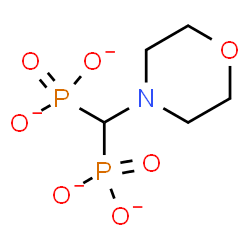 ChemSpider 2D Image | (4-Morpholinylmethylene)bis(phosphonate) | C5H9NO7P2