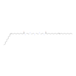 ChemSpider 2D Image | (9Z)-N-[(21E)-13-Oxo-3,6,9,12-tetraazatriacont-21-en-1-yl]-9-octadecenamide | C44H87N5O2