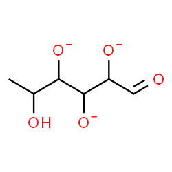 ChemSpider 2D Image | 5-Hydroxy-1-oxo-2,3,4-hexanetriolate (non-preferred name) | C6H9O5