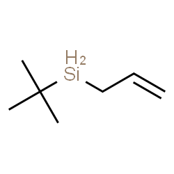 ChemSpider 2D Image | allyl-tert-butyl-silicon | C7H14Si