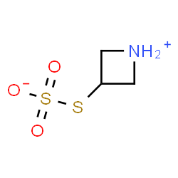 ChemSpider 2D Image | S-3-Azetidiniumyl sulfurothioate | C3H7NO3S2