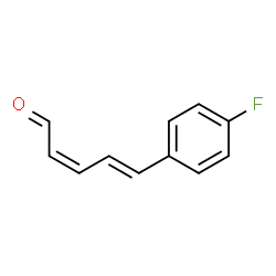 ChemSpider 2D Image | (2Z,4E)-5-(4-Fluorophenyl)-2,4-pentadienal | C11H9FO