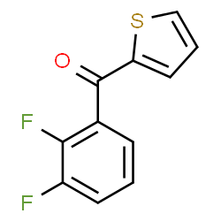 ChemSpider 2D Image | (2,3-Difluorophenyl)(2-thienyl)methanone | C11H6F2OS