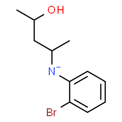 ChemSpider 2D Image | (2-Bromophenyl)(4-hydroxy-2-pentanyl)azanide | C11H15BrNO