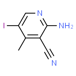 ChemSpider 2D Image | 2-Amino-5-iodo-4-methylnicotinonitrile | C7H6IN3