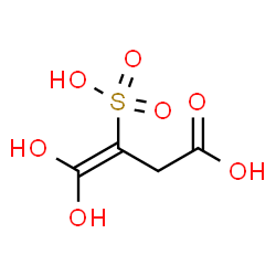 ChemSpider 2D Image | 4,4-Dihydroxy-3-sulfo-3-butenoic acid | C4H6O7S