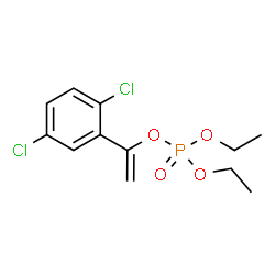 ChemSpider 2D Image | 1-(2,5-Dichlorophenyl)vinyl diethyl phosphate | C12H15Cl2O4P
