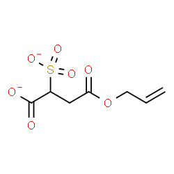 ChemSpider 2D Image | 4-(Allyloxy)-4-oxo-2-sulfonatobutanoate | C7H8O7S
