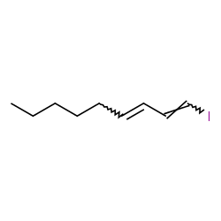 ChemSpider 2D Image | (1E,3E)-1-Iodo-1,3-nonadiene | C9H15I