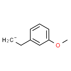 ChemSpider 2D Image | (3-Methoxyphenyl)ethanide | C9H11O