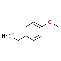 ChemSpider 2D Image | (4-Methoxyphenyl)ethanide | C9H11O