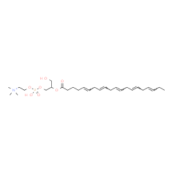 ChemSpider 2D Image | (13E,16E,19E,22E,25E)-4-Hydroxy-7-(hydroxymethyl)-N,N,N-trimethyl-9-oxo-3,5,8-trioxa-4-phosphaoctacosa-13,16,19,22,25-pentaen-1-aminium 4-oxide | C28H49NO7P