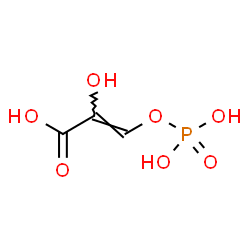 ChemSpider 2D Image | (2Z)-2-Hydroxy-3-(phosphonooxy)acrylic acid | C3H5O7P