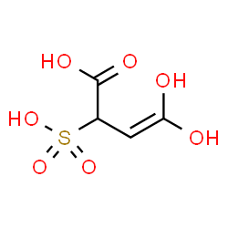 ChemSpider 2D Image | 4,4-Dihydroxy-2-sulfo-3-butenoic acid | C4H6O7S