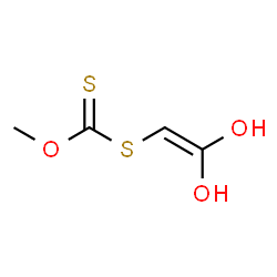 ChemSpider 2D Image | S-(2,2-Dihydroxyvinyl) O-methyl carbonodithioate | C4H6O3S2