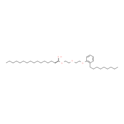 ChemSpider 2D Image | (1E)-1-{2-[2-(2-Nonylphenoxy)ethoxy]ethoxy}-1-hexadecen-1-ol | C35H62O4