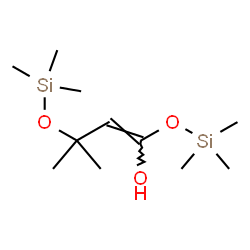 ChemSpider 2D Image | (4E)-2,2,6,6,8,8-Hexamethyl-3,7-dioxa-2,8-disilanon-4-en-4-ol | C11H26O3Si2