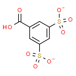 ChemSpider 2D Image | 5-Carboxy-1,3-benzenedisulfonate | C7H4O8S2