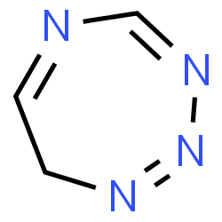 ChemSpider 2D Image | 7H-1,2,3,5-Tetrazepine | C3H4N4